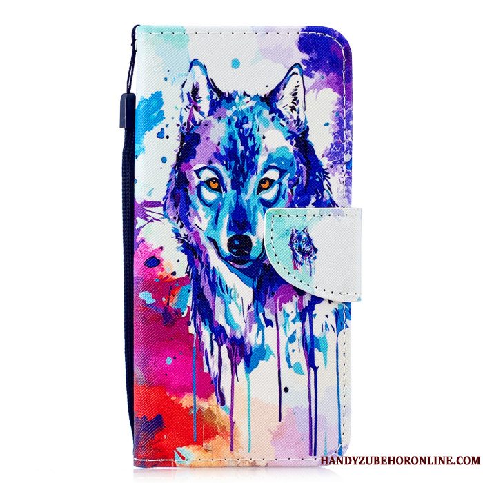 Etui Huawei P Smart 2019 Beskyttelse Ungdom Telefon, Cover Huawei P Smart 2019 Cartoon Lilla