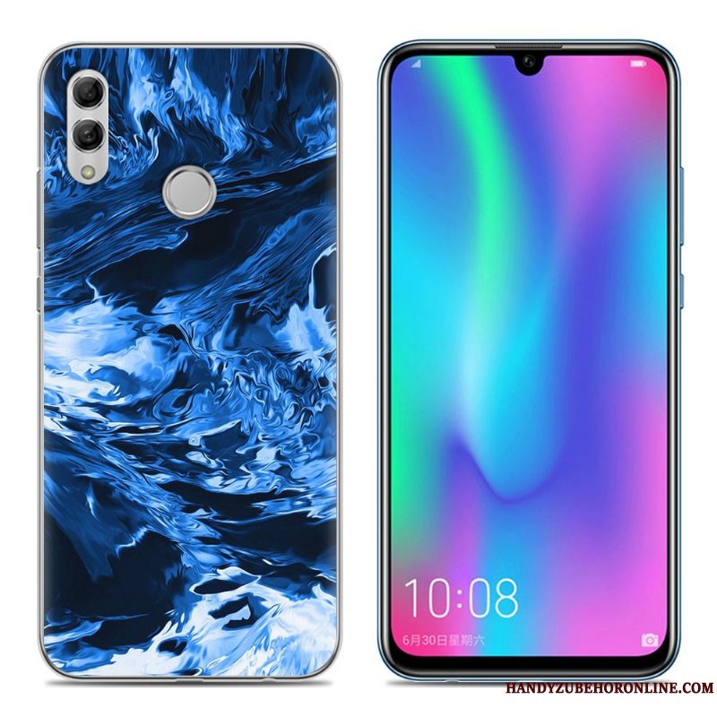 Etui Huawei P Smart 2019 Blød Lilla Ungdom, Cover Huawei P Smart 2019 Telefon