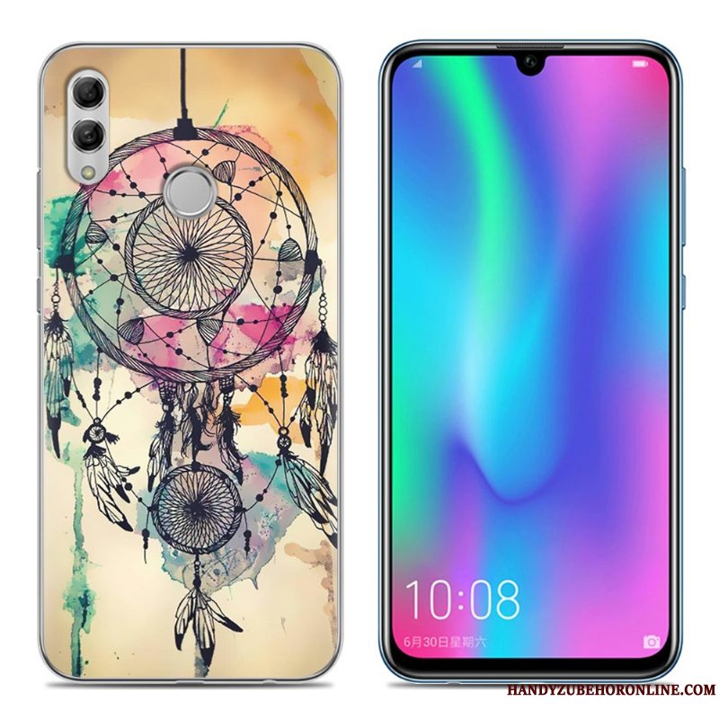 Etui Huawei P Smart 2019 Blød Lilla Ungdom, Cover Huawei P Smart 2019 Telefon