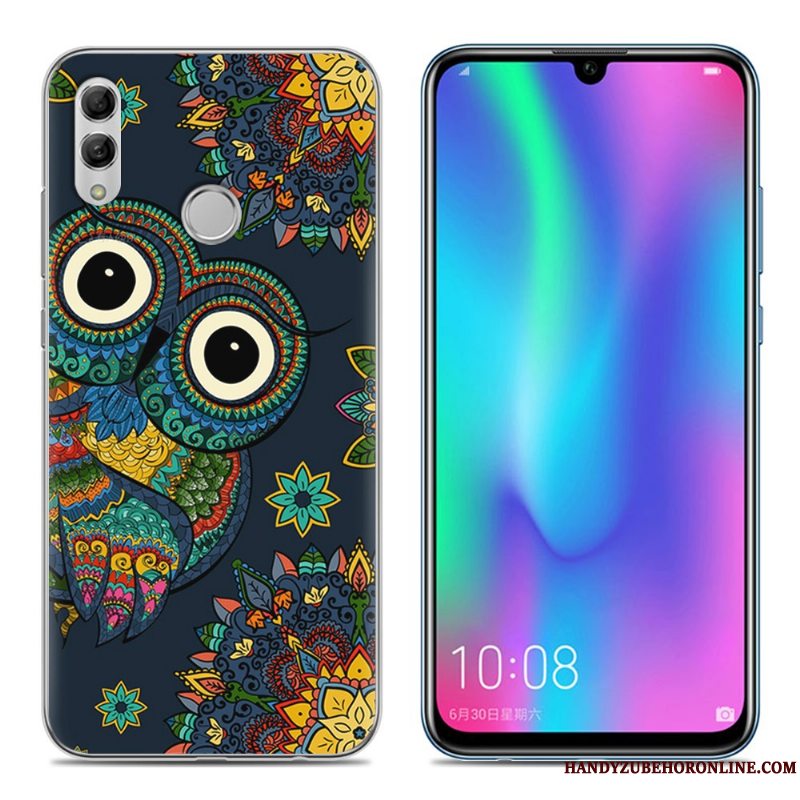 Etui Huawei P Smart 2019 Blød Lilla Ungdom, Cover Huawei P Smart 2019 Telefon