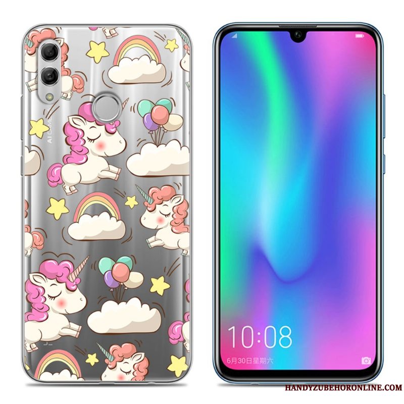 Etui Huawei P Smart 2019 Blød Lilla Ungdom, Cover Huawei P Smart 2019 Telefon