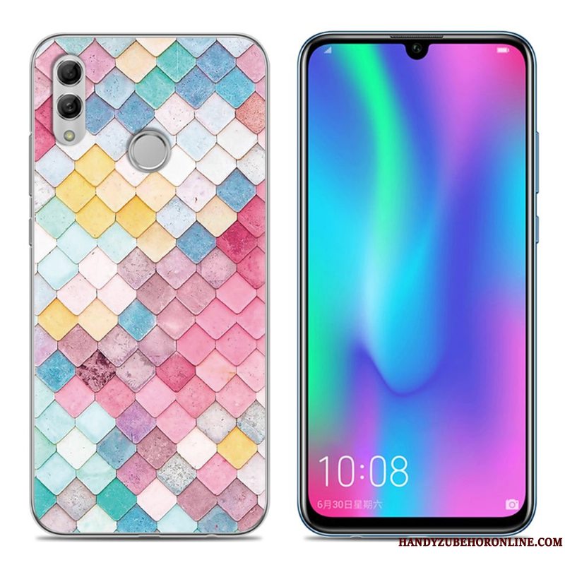 Etui Huawei P Smart 2019 Blød Lilla Ungdom, Cover Huawei P Smart 2019 Telefon