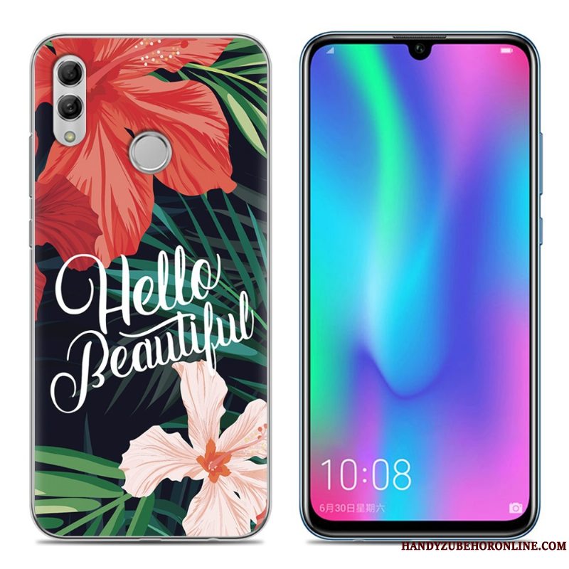 Etui Huawei P Smart 2019 Blød Lilla Ungdom, Cover Huawei P Smart 2019 Telefon