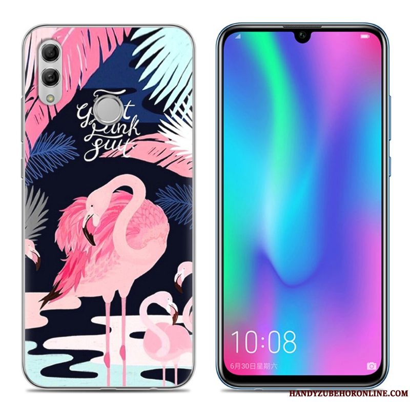 Etui Huawei P Smart 2019 Blød Lilla Ungdom, Cover Huawei P Smart 2019 Telefon