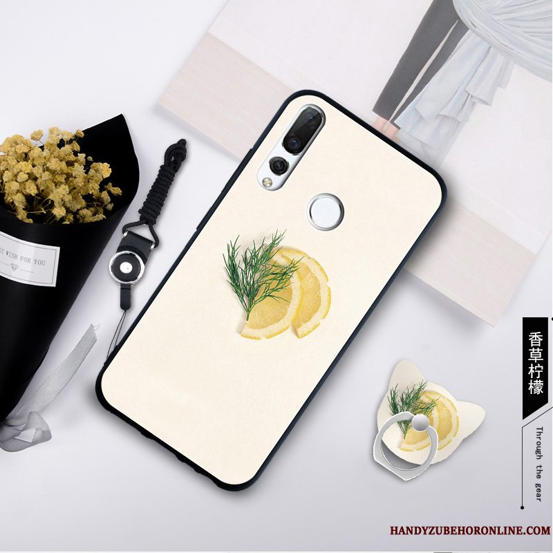 Etui Huawei P Smart+ 2019 Blød Telefongrøn, Cover Huawei P Smart+ 2019 Hængende Ornamenter Ny