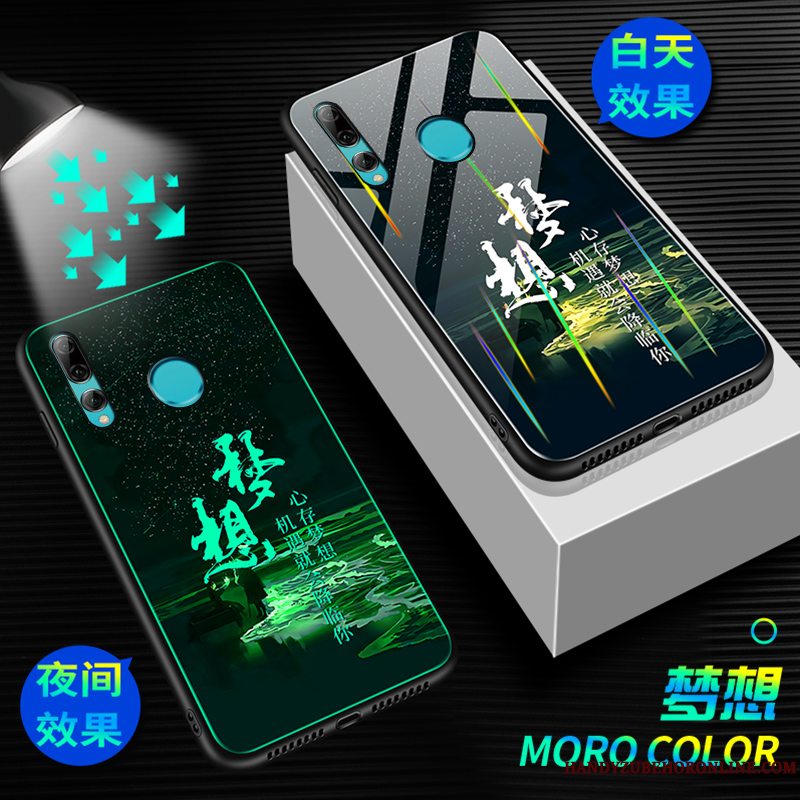 Etui Huawei P Smart+ 2019 Kreativ Lyser Trend, Cover Huawei P Smart+ 2019 Dragon Telefon