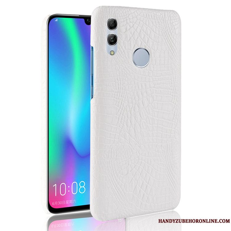 Etui Huawei P Smart 2019 Kreativ Telefonanti-fald, Cover Huawei P Smart 2019 Krokodille Mønster Grøn