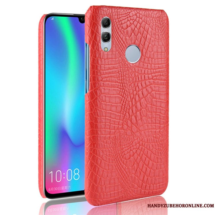 Etui Huawei P Smart 2019 Kreativ Telefonanti-fald, Cover Huawei P Smart 2019 Krokodille Mønster Grøn