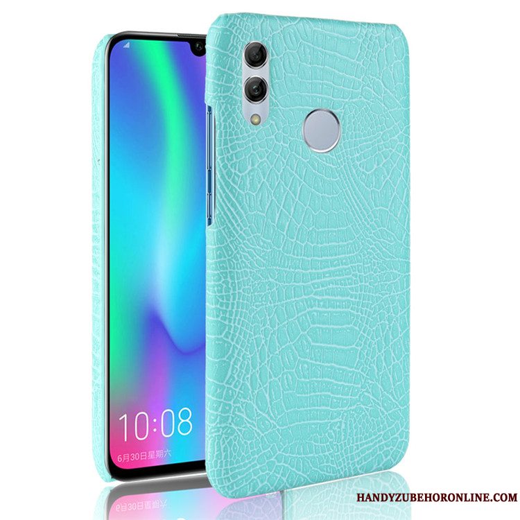 Etui Huawei P Smart 2019 Kreativ Telefonanti-fald, Cover Huawei P Smart 2019 Krokodille Mønster Grøn