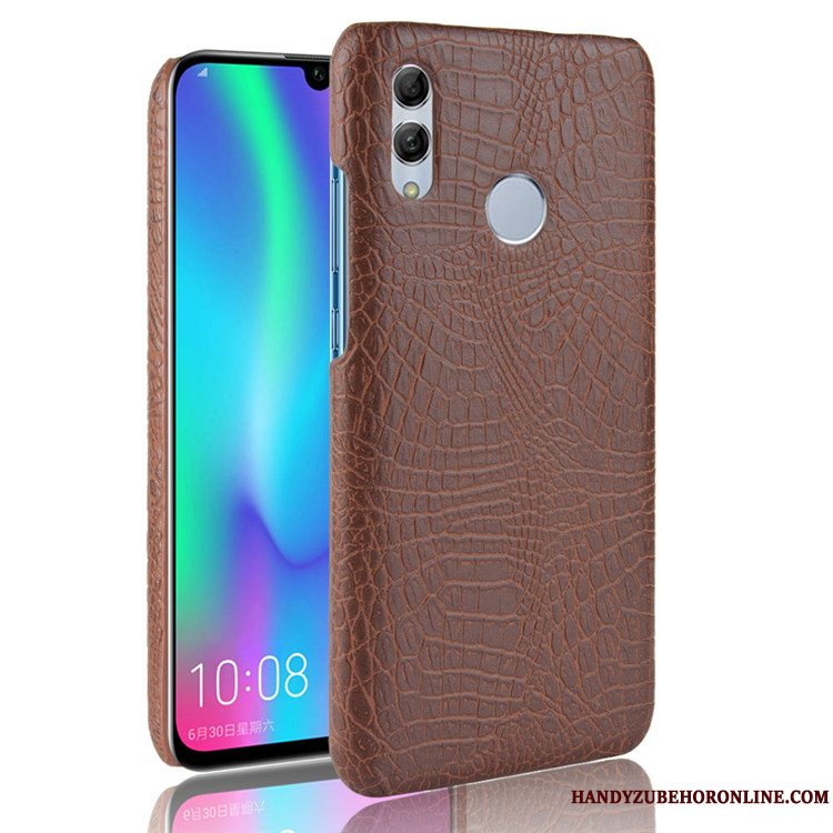 Etui Huawei P Smart 2019 Kreativ Telefonanti-fald, Cover Huawei P Smart 2019 Krokodille Mønster Grøn