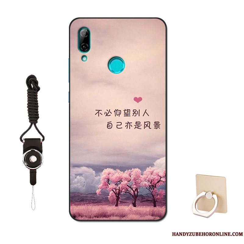 Etui Huawei P Smart 2019 Mode Tilpas Skærmbeskyttelse, Cover Huawei P Smart 2019 Tasker Telefonsort