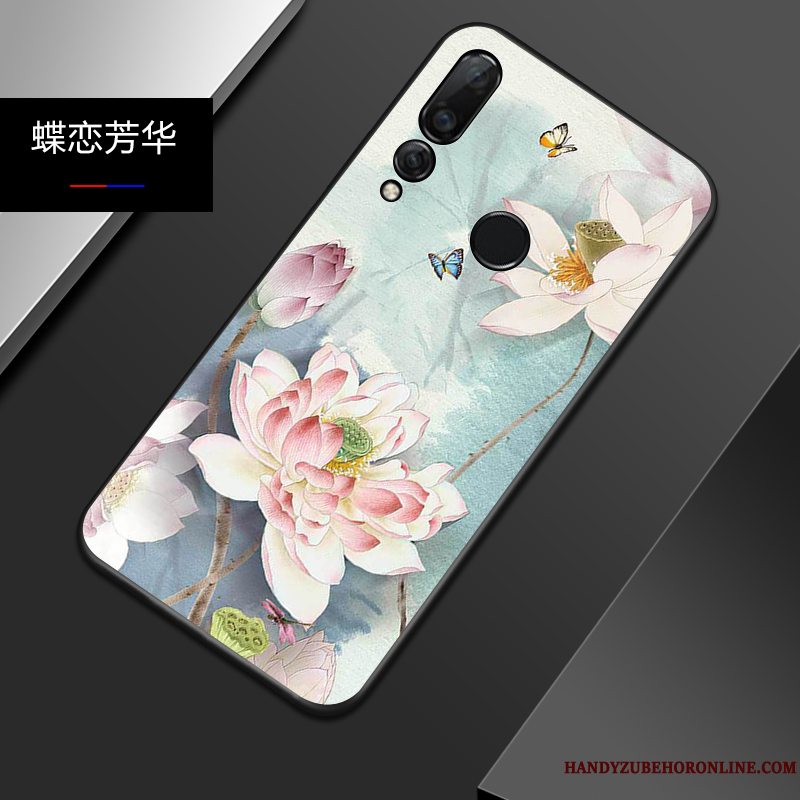 Etui Huawei P Smart+ 2019 Relief Telefontrendy, Cover Huawei P Smart+ 2019 Tasker Anti-fald Let Tynd