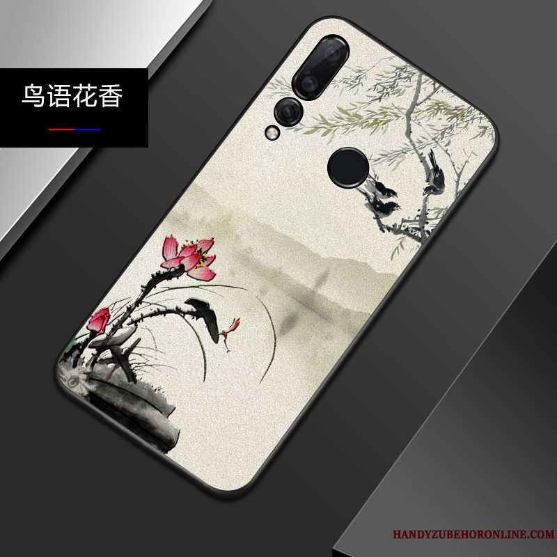 Etui Huawei P Smart+ 2019 Relief Telefontrendy, Cover Huawei P Smart+ 2019 Tasker Anti-fald Let Tynd