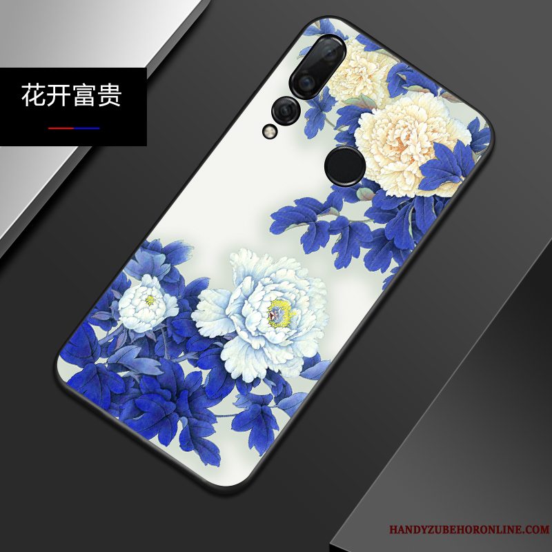 Etui Huawei P Smart+ 2019 Relief Telefontrendy, Cover Huawei P Smart+ 2019 Tasker Anti-fald Let Tynd