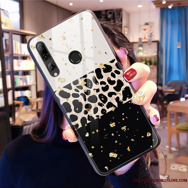 Etui Huawei P Smart+ 2019 Silikone Anti-fald Pulver, Cover Huawei P Smart+ 2019 Blød Hjerte Hængende Ornamenter