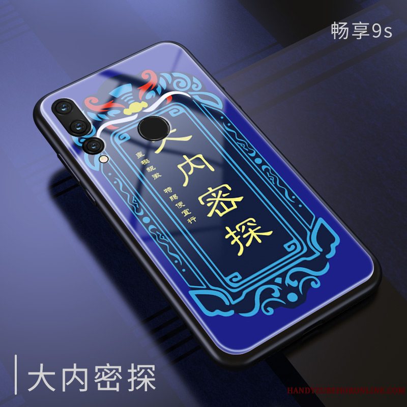 Etui Huawei P Smart+ 2019 Tasker Spejl Trendy, Cover Huawei P Smart+ 2019 Silikone Telefonglas