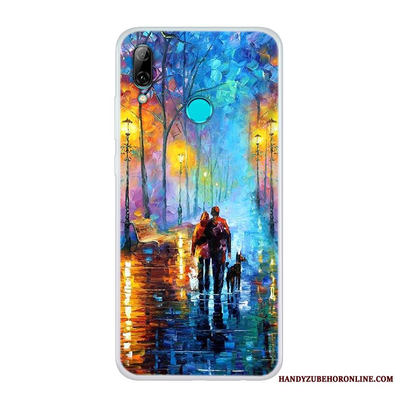 Etui Huawei P Smart 2019 Tasker Telefonsimple, Cover Huawei P Smart 2019 Malet Ny Gennemsigtig