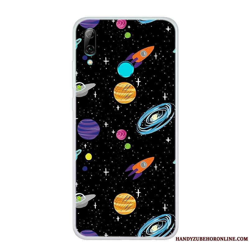 Etui Huawei P Smart 2019 Tasker Telefonsimple, Cover Huawei P Smart 2019 Malet Ny Gennemsigtig