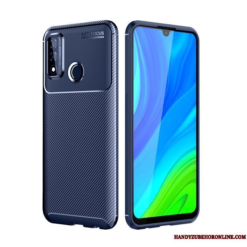 Etui Huawei P Smart 2020 Blød Mønster Nubuck, Cover Huawei P Smart 2020 Beskyttelse Fiber Skridsikre