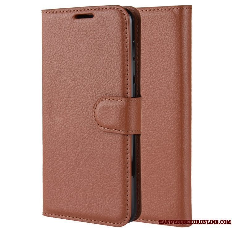 Etui Huawei P Smart 2020 Læder Grøn Nubuck, Cover Huawei P Smart 2020 Folio Skridsikre Telefon