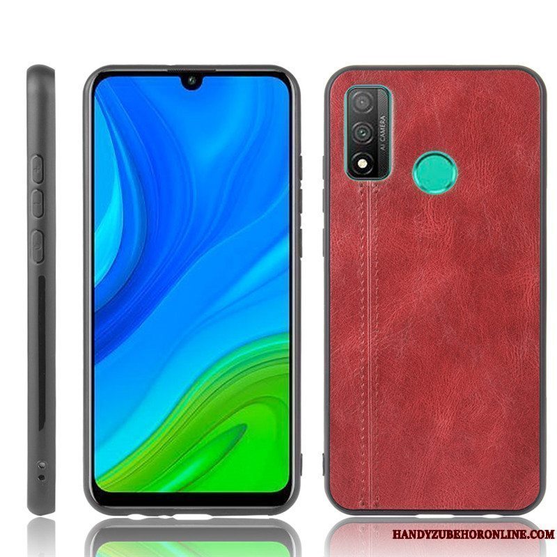 Etui Huawei P Smart 2020 Læder Hård Cow, Cover Huawei P Smart 2020 Beskyttelse Gul Telefon