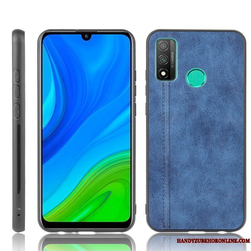 Etui Huawei P Smart 2020 Læder Hård Cow, Cover Huawei P Smart 2020 Beskyttelse Gul Telefon