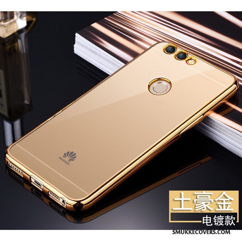 Etui Huawei P Smart Beskyttelse Blå Gennemsigtig, Cover Huawei P Smart Blød Anti-fald Telefon