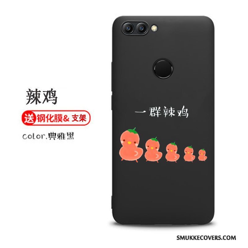 Etui Huawei P Smart Beskyttelse Sort Telefon, Cover Huawei P Smart Tasker Af Personlighed Nubuck