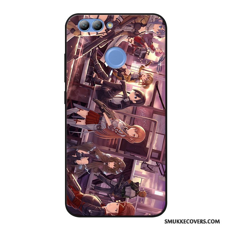 Etui Huawei P Smart Blød Lilla Telefon, Cover Huawei P Smart Silikone