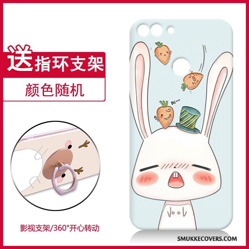 Etui Huawei P Smart Blød Telefonaf Personlighed, Cover Huawei P Smart Tasker Lyseblå Anti-fald