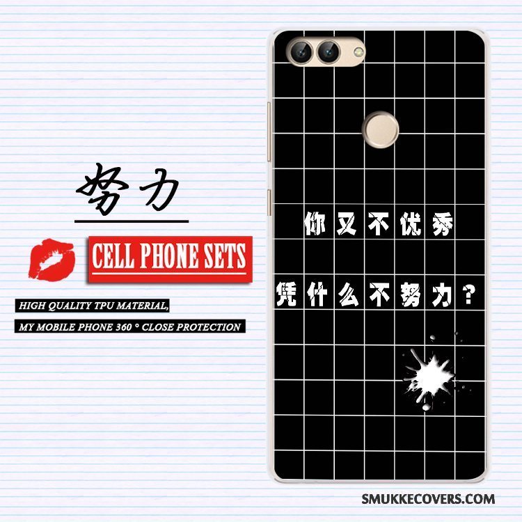 Etui Huawei P Smart Blød Telefontrend, Cover Huawei P Smart Beskyttelse Anti-fald Lilla