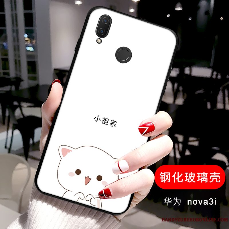 Etui Huawei P Smart+ Cartoon Lyse Elskeren, Cover Huawei P Smart+ Smuk Telefon