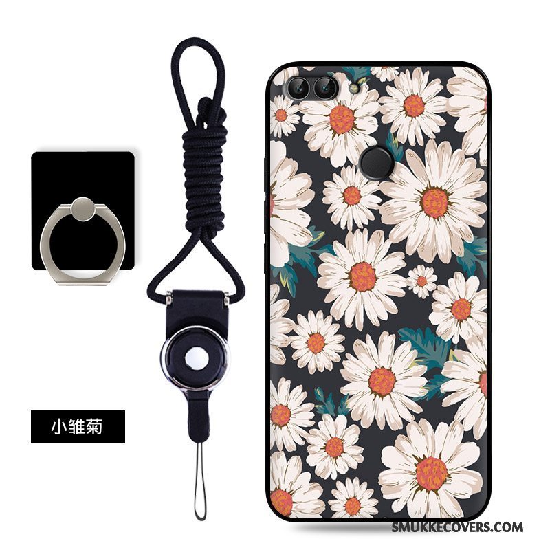 Etui Huawei P Smart Farve Anti-fald Nubuck, Cover Huawei P Smart Tasker Telefon