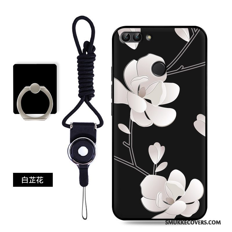 Etui Huawei P Smart Farve Anti-fald Nubuck, Cover Huawei P Smart Tasker Telefon