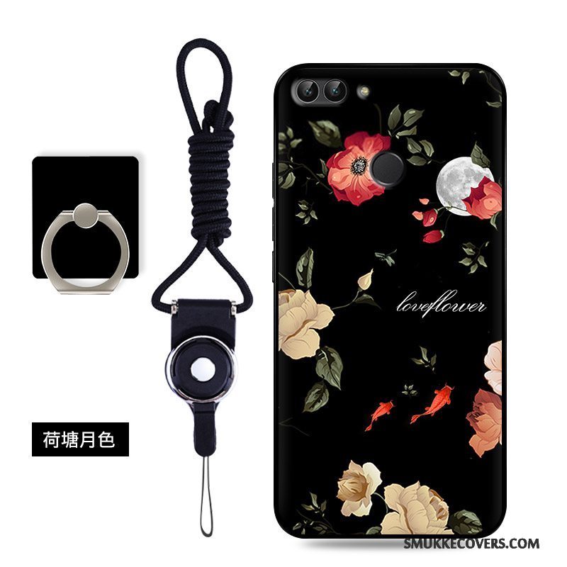 Etui Huawei P Smart Farve Anti-fald Nubuck, Cover Huawei P Smart Tasker Telefon