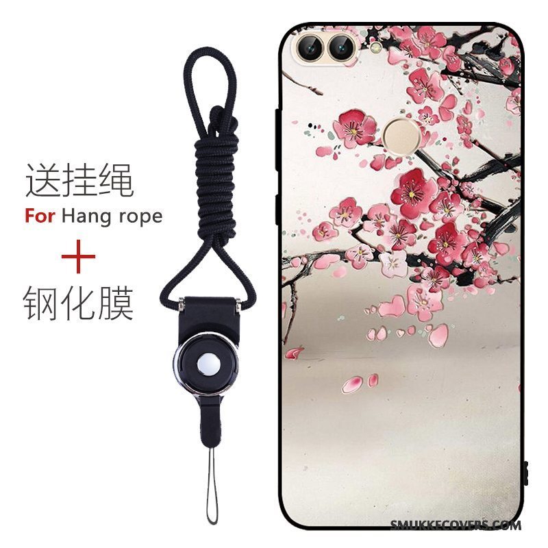 Etui Huawei P Smart Farve Anti-fald Telefon, Cover Huawei P Smart Beskyttelse Mønster Tilpas