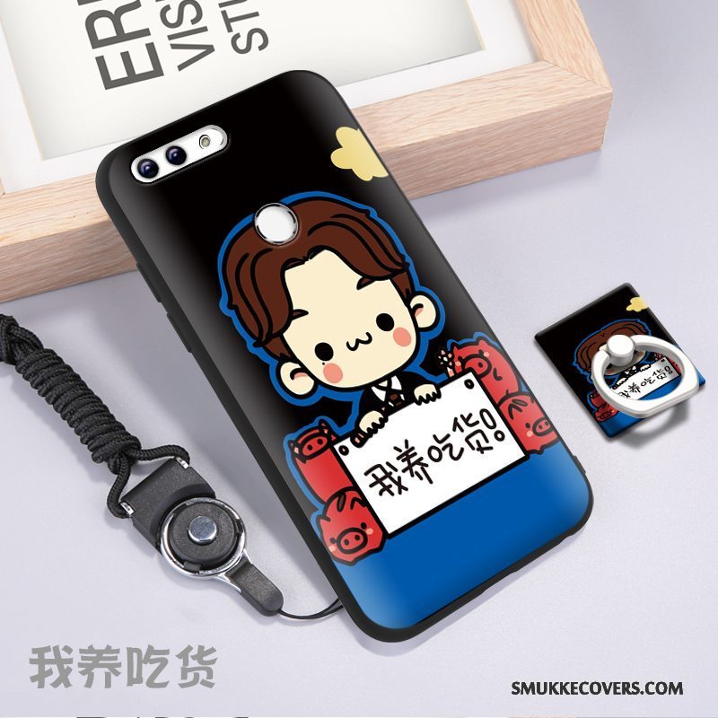 Etui Huawei P Smart Farve Telefonelskeren, Cover Huawei P Smart Tasker Af Personlighed Nubuck