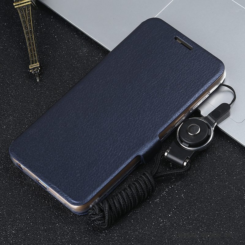 Etui Huawei P Smart Folio Lilla Telefon, Cover Huawei P Smart Læder Anti-fald