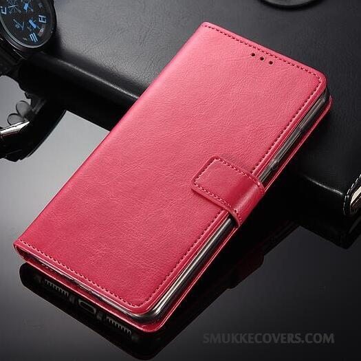 Etui Huawei P Smart Læder Anti-fald Telefon, Cover Huawei P Smart Folio Hængende Ornamenter High End