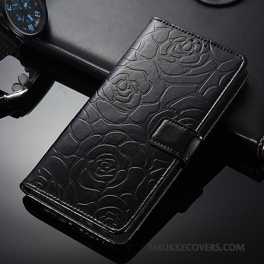 Etui Huawei P Smart Læder Anti-fald Telefon, Cover Huawei P Smart Folio Hængende Ornamenter High End