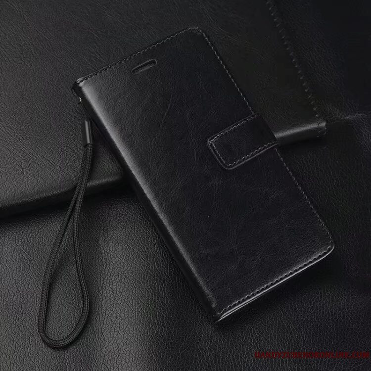 Etui Huawei P Smart+ Læder Anti-fald Telefon, Cover Huawei P Smart+ Folio Rød