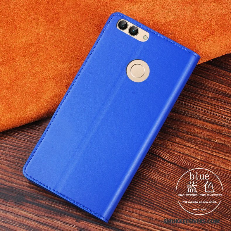 Etui Huawei P Smart Læder Orange Anti-fald, Cover Huawei P Smart Folio Telefon
