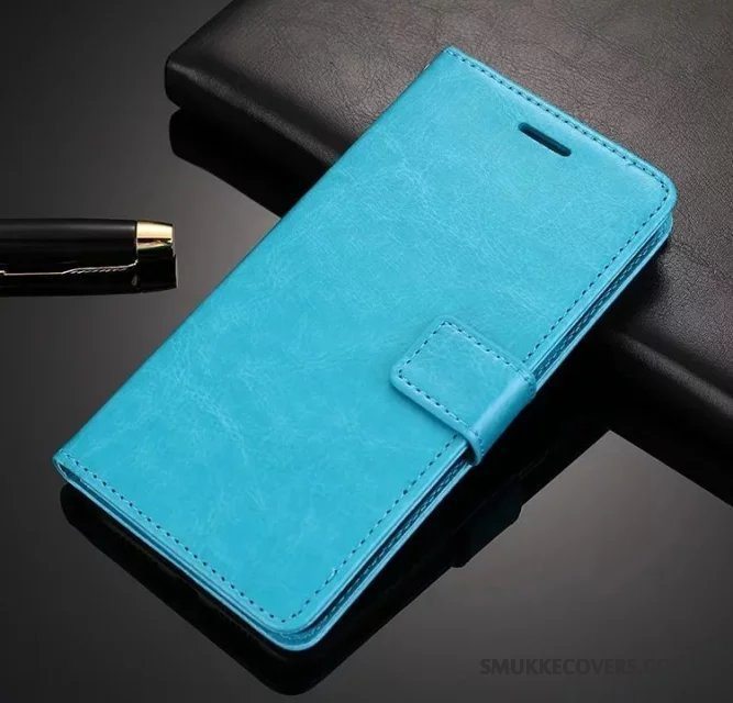 Etui Huawei P Smart Læder Rød Anti-fald, Cover Huawei P Smart Blød Telefon