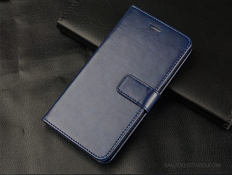 Etui Huawei P Smart Læder Rød Anti-fald, Cover Huawei P Smart Blød Telefon