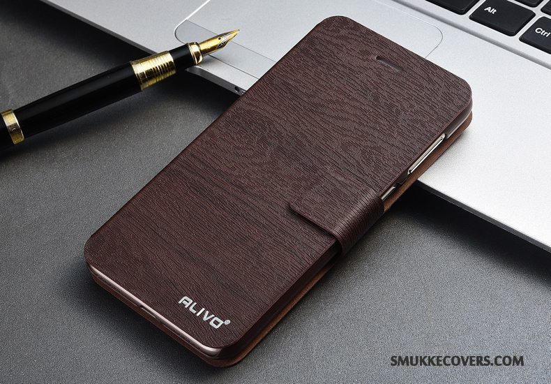 Etui Huawei P Smart Læder Sort Telefon, Cover Huawei P Smart Folio