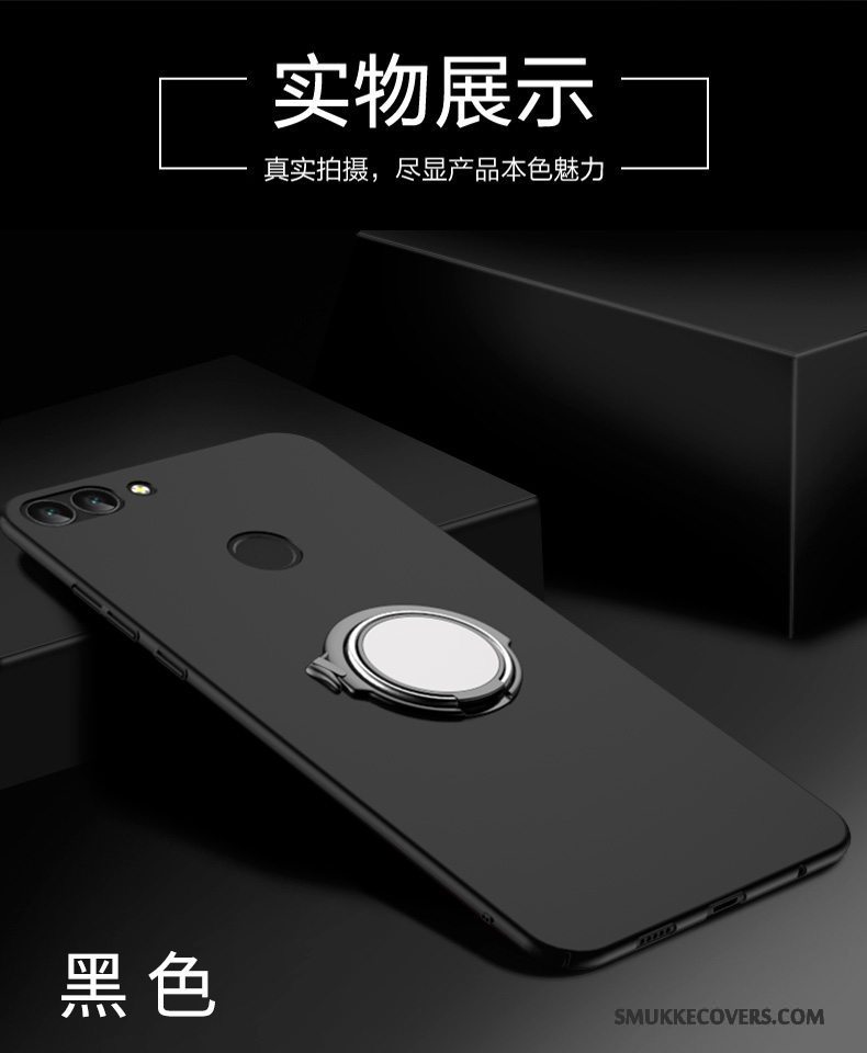 Etui Huawei P Smart Silikone Guld Nubuck, Cover Huawei P Smart Tasker Anti-fald Hård