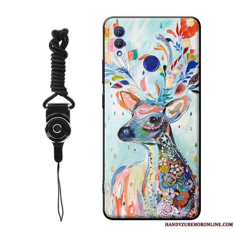 Etui Huawei P Smart+ Silikone Hjorte Trendy, Cover Huawei P Smart+ Beskyttelse Anti-fald Af Personlighed