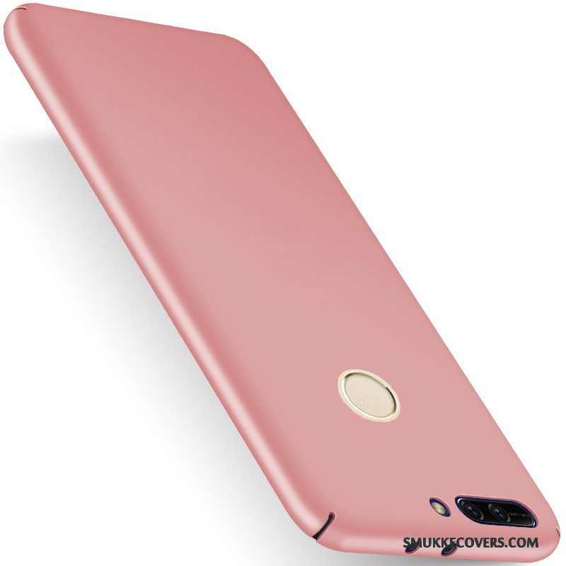 Etui Huawei P Smart Tasker Nubuck Anti-fald, Cover Huawei P Smart Rød Ny