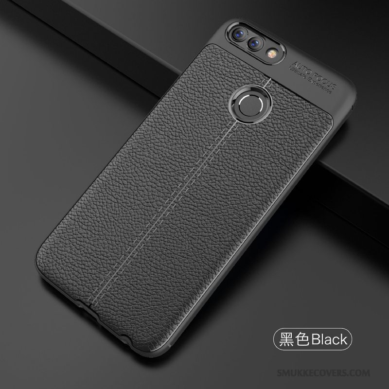 Etui Huawei P Smart Tasker Telefongrå, Cover Huawei P Smart Silikone Anti-fald