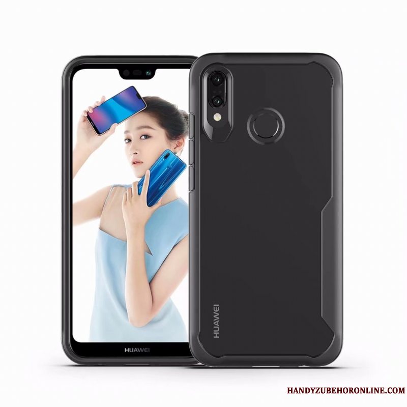 Etui Huawei P Smart+ Tasker Trend Anti-fald, Cover Huawei P Smart+ Silikone Gennemsigtig High End